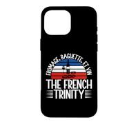 Custodia per iPhone 16 Pro Max Fromage Baguette Et Vin la Trinità Francese Francese