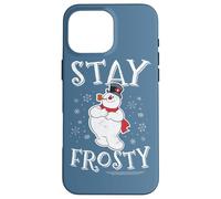 Custodia per iPhone 16 Pro Max Frosty the Snowman Stay Frosty