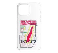 Custodia per iPhone 16 Pro Max Fuga dalla prigione di New York Manhattan 1997 Retro