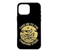 Custodia per iPhone 16 Pro Max Fun Folk Music Camping Trip Take Me To The Campfire Stage