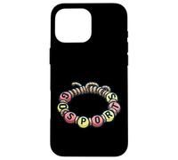 Custodia per iPhone 16 Pro Max Fun Friendship Bracelet with Words Go Sports