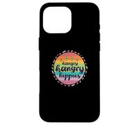 Custodia per iPhone 16 Pro Max Fun Hangry Hangry Hippies Colorful Design