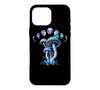 Custodia per iPhone 16 Pro Max Fungo Mystical Mycology Shrooms Moon Phases Cottagecore
