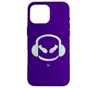 Custodia per iPhone 16 Pro Max Funny DJ SmilingFace Multi Colori Pastello