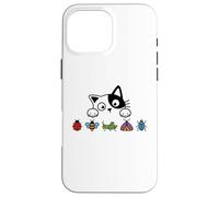 Custodia per iPhone 16 Pro Max Funny Entomologist Saying Easily Distracted by Cats and Bugs