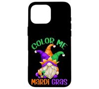 Custodia per iPhone 16 Pro Max Funny Mardi Gras Quote For Women And Men With Carnival Gnome