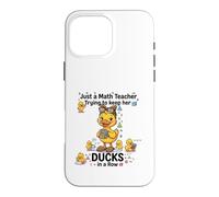 Custodia per iPhone 16 Pro Max Funny Math Teacher Teacher Appreciation Back to School