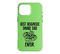 Custodia per iPhone 16 Pro Max Funny Mens Boys Best Hognose Snake Dad Ever