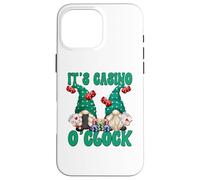 Custodia per iPhone 16 Pro Max Funny Saying Las Vegas Gnome Green Letters For Casino Night