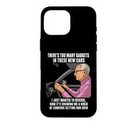 Custodia per iPhone 16 Pro Max Funny Senior Citizen Driving Joke