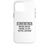 Custodia per iPhone 16 Pro Max Funny Statistics Definition for Statisticians Data Analysts