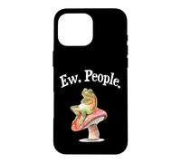 Custodia per iPhone 16 Pro Max Funny Womens Cottagecore Art Ew People Antisocial Frog Lover
