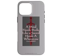 Custodia per iPhone 16 Pro Max Game of Thrones The Mind Needs a Book
