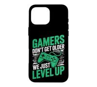 Custodia per iPhone 16 Pro Max Gamers Don't Get Older We Just Level Up Funny Gamer Retro