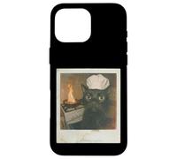 Custodia per iPhone 16 Pro Max Gatto Chef Caos Meme per Amanti dei Gatti & Cat Dad
