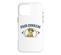 Custodia per iPhone 16 Pro Max Gday Mate Canguro Fair Dinkum Australia Camicia australiana