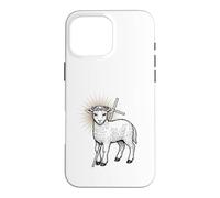 Custodia per iPhone 16 Pro Max Gesù Cristo Agnello di Dio Agnus Dei