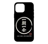 Custodia per iPhone 16 Pro Max Giapponese Detto Ichigo Ichie Tea Cerimonia Mindfulness Kanji