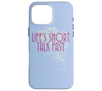 Custodia per iPhone 16 Pro Max Gilmore Girls Life'S Short. Talk Fast.
