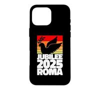 Custodia per iPhone 16 Pro Max Giubileo 2025 Roma Colomba Pace Alba Strisce Anno Santo Fede