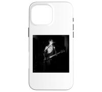 Custodia per iPhone 16 Pro Max Gli Stranglers JJ Burnel Era in bianco e nero dal vivo 1978
