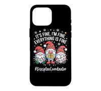 Custodia per iPhone 16 Pro Max Gnomo coordinatore della disciplina Everything Is Fine Christmas