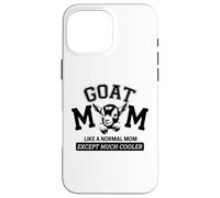 Custodia per iPhone 16 Pro Max goat mom like a normal mom except much colour