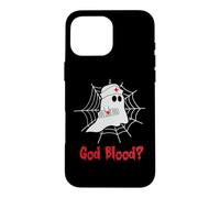 Custodia per iPhone 16 Pro Max God Blood ? Ghost Nurse Funny Halloween Costume