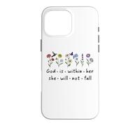 Custodia per iPhone 16 Pro Max God is Within Her She Will Not Fall Christian Butterfly 46:5
