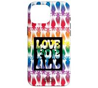 Custodia per iPhone 16 Pro Max Good Luck Trolls Love For All Rainbow