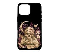 Custodia per iPhone 16 Pro Max Gothic Botanical Skull Moon Grimoire Dark Academia Book Love