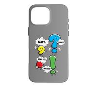 Custodia per iPhone 16 Pro Max Grammatica Punteggiatura Aspetta Cosa Smettila Sono