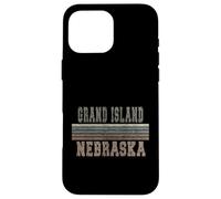 Custodia per iPhone 16 Pro Max Grand Island Retrò Nebraska