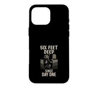 Custodia per iPhone 16 Pro Max Gravedigger Cimitero Operaio Scavare Graves Graveyard Crew