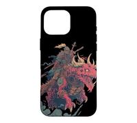 Custodia per iPhone 16 Pro Max Grazioso look drago con cavaliere per gli amanti della fantasia e dei draghi