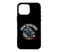 Custodia per iPhone 16 Pro Max Great River Road USA Design Moto