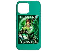 Custodia per iPhone 16 Pro Max Green Lantern Beware My Power Poster