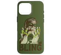 Custodia per iPhone 16 Pro Max Green Lantern Bling Bling
