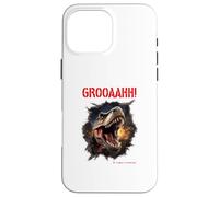 Custodia per iPhone 16 Pro Max GROOAAH! Dangerous like a Dino Pericolo Dinosauro T. Rex