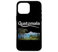 Custodia per iPhone 16 Pro Max Guatemala Chapin Antigua Quetzal 502 Guate Vulcano Atitlan