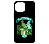 Custodia per iPhone 16 Pro Max Guatemala Quetzal Chapin 502 Tikal Antigua Guatemalteco Maya