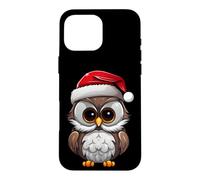 Custodia per iPhone 16 Pro Max Gufi Natale