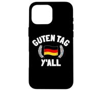 Custodia per iPhone 16 Pro Max Guten Tag Y'all Biergarten Germany Flag German Beer Festival