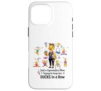 Custodia per iPhone 16 Pro Max Gymnastics Mom Funny Ducks Gymnastics Mama