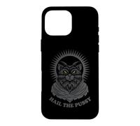 Custodia per iPhone 16 Pro Max "Hail the Pussy" Goth Satan Clothing Gothic Hail Satan