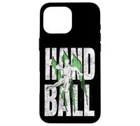 Custodia per iPhone 16 Pro Max Handball Pallone pallamano Game Giocatore di pallamano