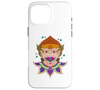 Custodia per iPhone 16 Pro Max Hanuman Dio scimmia indù
