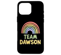 Custodia per iPhone 16 Pro Max Happy Colorful Team Dawson Rainbow Pride Green Yellow