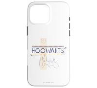 Custodia per iPhone 16 Pro Max Harry Potter Hogwarts Castle Line Drawing