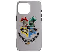 Custodia per iPhone 16 Pro Max Harry Potter Hogwarts Magicial Mischief Level Up Crest